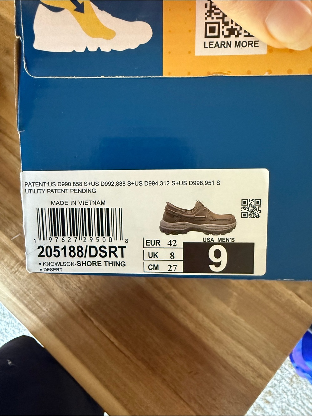 Skechers Brown Men's Slip-In Shoes - Picture 5 of 5